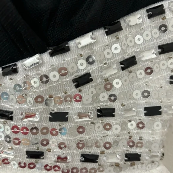 Deb Y2k Bead & Sequins Embellishment  Mini Dress Size 3/4 - Picture 10 of 14